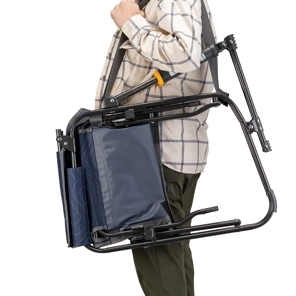 Smooth Motion Stowaway Rocker - Choice 794 - Freestyle Rocker Portable Outdoor Folding Chair Detail