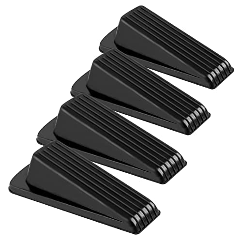 Classic 4 Pack Door Stoppers, Rubber for Bottom of Door, for Daily Use