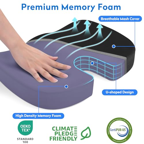 Modern CushZone Seat Cushion - Memory Foam Office Collection