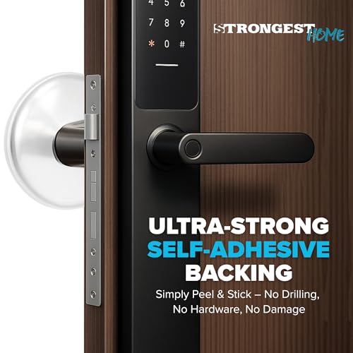 STRONGEST HOME Wall Protector for Door Knobs, 2-Inch - Kit