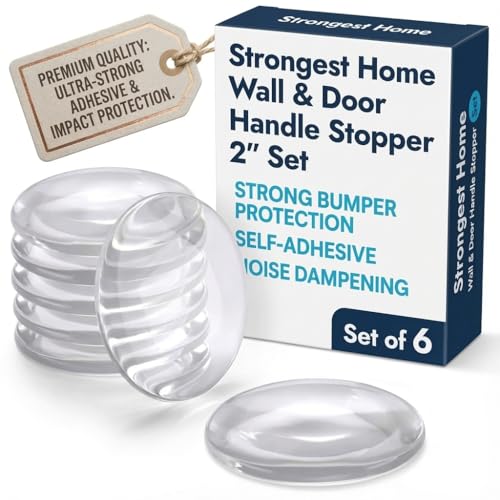 STRONGEST HOME Wall Protector for Door Knobs, 2-Inch - Kit