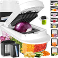 Eco-Friendly 8 Blade All-in-1 Vegetable Chopper Mandoline Slicer with Set