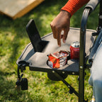 Heavy-Duty Freestyle Freestyle Rocker with Side Table - Choice 853 - RoadTrip Rocker Smooth Motion Camp Chair Detail