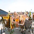 Smooth Motion College Comfort Pro Rocker - Iowa Hawkeyes - Choice 249 - Freestyle Rocker Portable Outdoor Folding Chair Detail