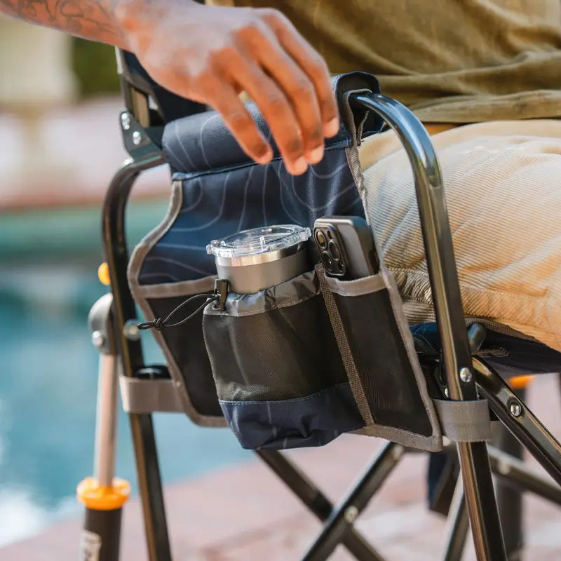 Smooth Motion Stowaway Rocker - Choice 794 - Freestyle Rocker Portable Outdoor Folding Chair Detail