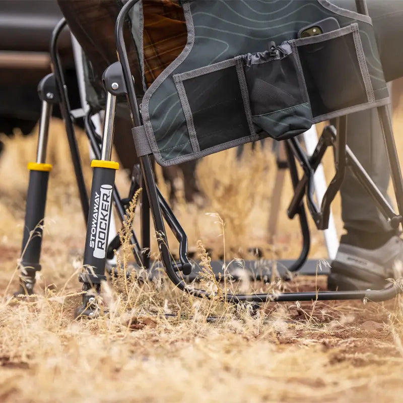 Smooth Motion Stowaway Rocker - Choice 794 - Freestyle Rocker Portable Outdoor Folding Chair Detail