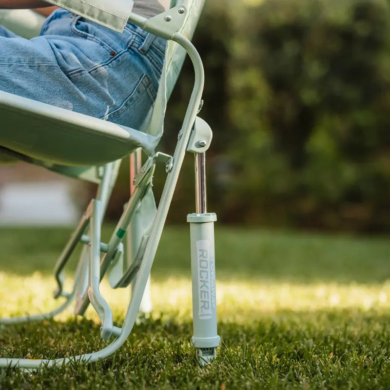 Smooth Motion Stowaway Rocker - Choice 794 - Freestyle Rocker Portable Outdoor Folding Chair Detail