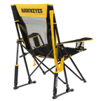 Smooth Motion College Comfort Pro Rocker - Iowa Hawkeyes - Choice 249 - Freestyle Rocker Portable Outdoor Folding Chair Detail