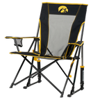 Smooth Motion College Comfort Pro Rocker - Iowa Hawkeyes - Choice 249 - Freestyle Rocker Portable Outdoor Folding Chair Detail