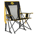 Smooth Motion College Comfort Pro Rocker - Iowa Hawkeyes - Choice 249 - Freestyle Rocker Portable Outdoor Folding Chair - Default Title