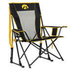 Smooth Motion College Comfort Pro Rocker - Iowa Hawkeyes - Choice 249 - Freestyle Rocker Portable Outdoor Folding Chair - Default Title