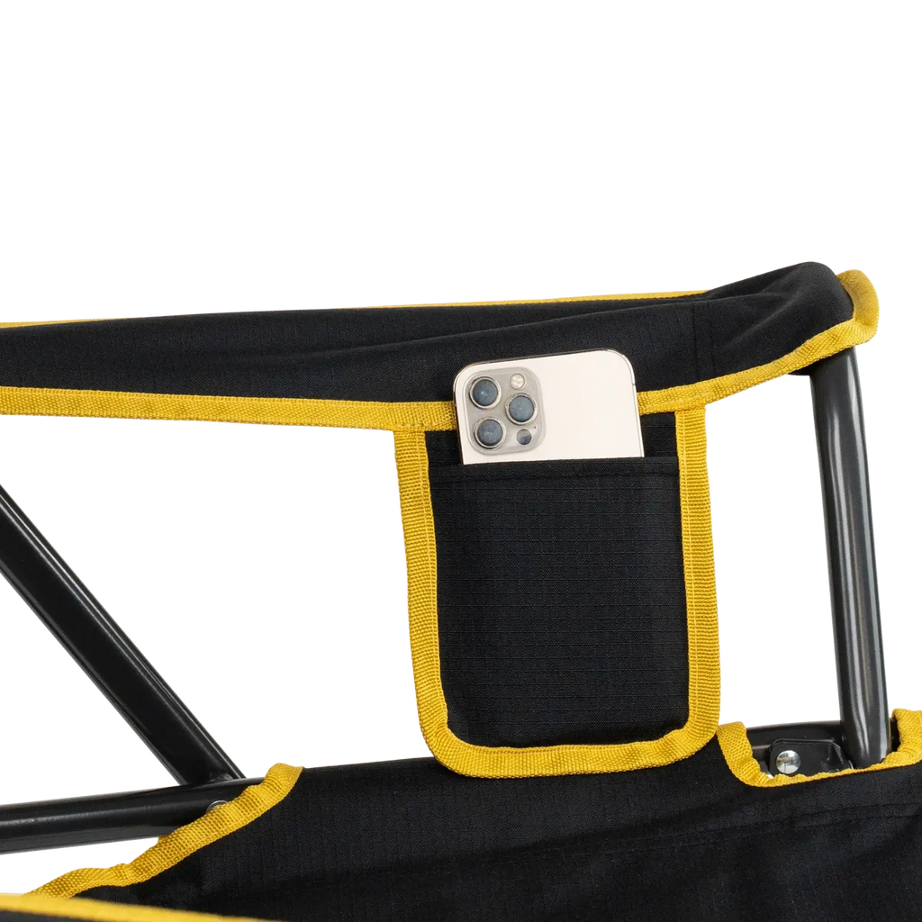 Smooth Motion College Comfort Pro Rocker - Iowa Hawkeyes - Choice 249 - Freestyle Rocker Portable Outdoor Folding Chair Detail