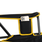 Smooth Motion College Comfort Pro Rocker - Iowa Hawkeyes - Choice 249 - Freestyle Rocker Portable Outdoor Folding Chair Detail
