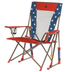 Heavy-Duty Freestyle Comfort Pro Rocker - USA Anniversary Deluxe - Choice 424 - RoadTrip Rocker Smooth Motion Camp Chair Detail