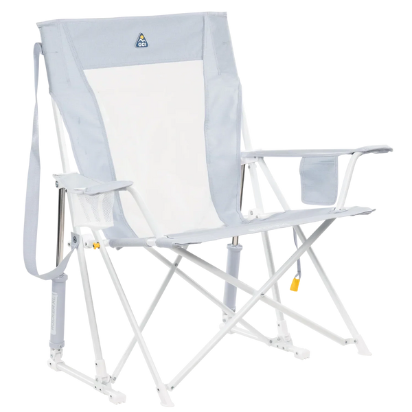 Smooth Motion Comfort Pro Rocker XL - Choice 107 - RoadTrip Rocker Smooth Motion Camp Chair - Heathered Light Blue