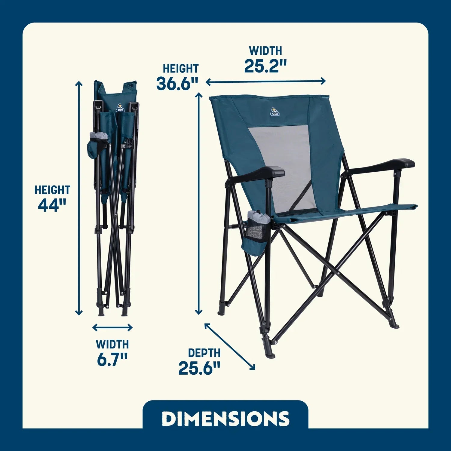 Lightweight Messenger Eazy Chair - Choice 976 - Space-Saving Micro-Folding Chair for Backpacking Detail