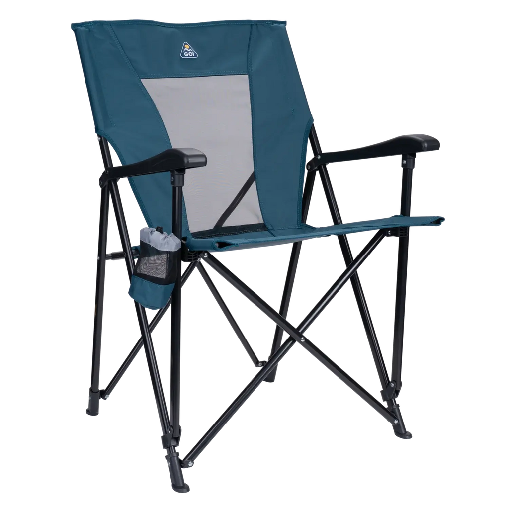 Lightweight Messenger Eazy Chair - Choice 976 - Space-Saving Micro-Folding Chair for Backpacking - Teal