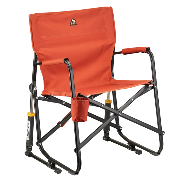 Heavy-Duty Freestyle Freestyle Rocker - Pumpkin Spice - Choice 373 - RoadTrip Rocker Smooth Motion Camp Chair - Pumpkin Spice