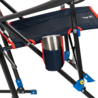 Heavy-Duty Freestyle RoadTrip Rocker - NASCAR For Him - Choice 453 - Heavy-Duty Kickback Rocker with Beverage Holder Detail