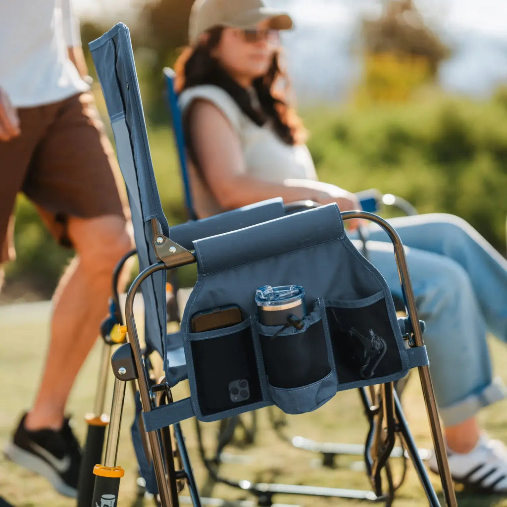 Smooth Motion Stowaway Rocker - Choice 794 - Freestyle Rocker Portable Outdoor Folding Chair Detail