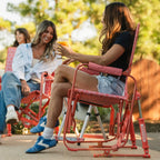 Smooth Motion Stowaway Rocker - Choice 794 - Freestyle Rocker Portable Outdoor Folding Chair Detail
