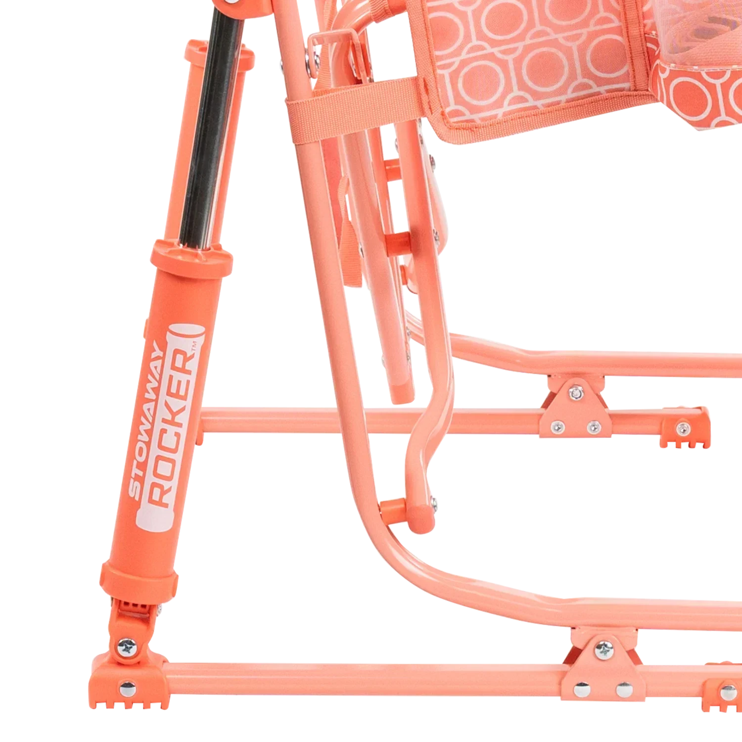 Smooth Motion Stowaway Rocker - Choice 794 - Freestyle Rocker Portable Outdoor Folding Chair Detail